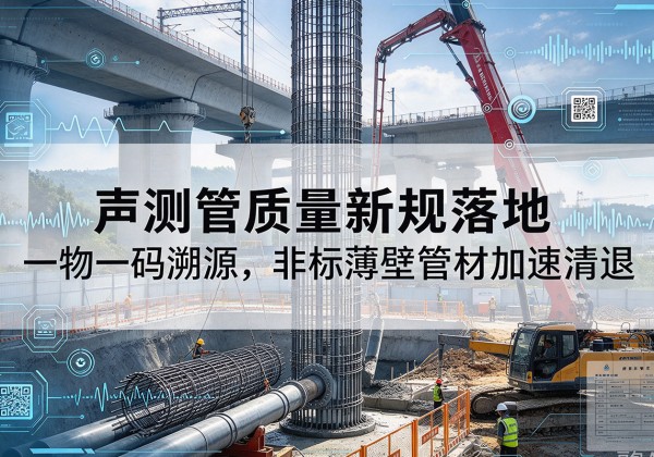揭西声测管质量新规落地，一物一码溯源，非标薄壁管材加速清退