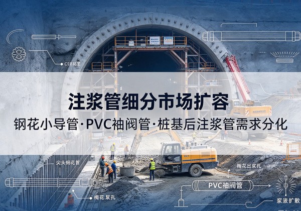 揭西注浆管细分市场扩容，隧道钢花小导管、PVC 袖阀管、桩基后注浆管需求分化